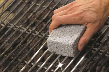 Grill Stone Cleaning